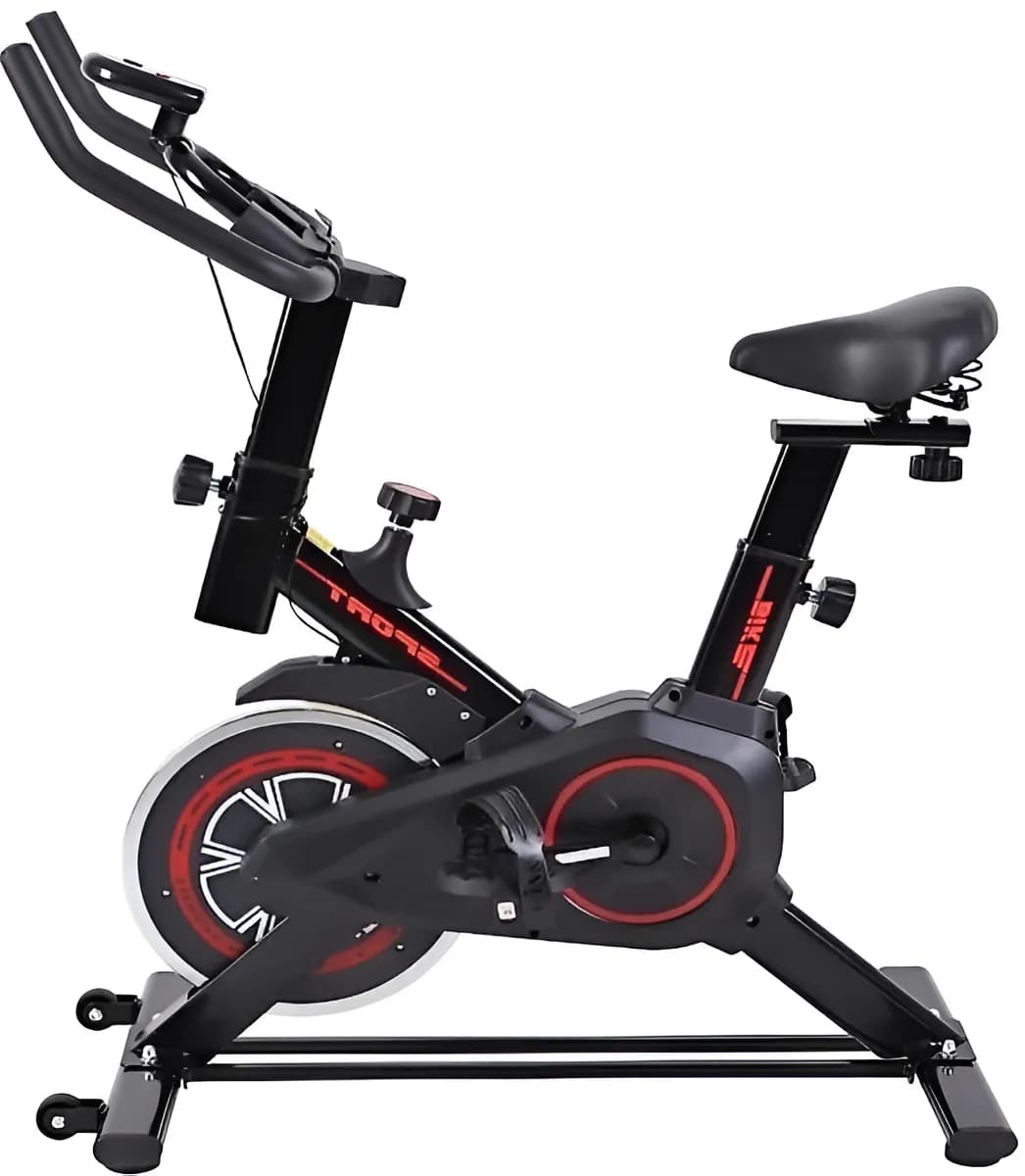 Bicicleta Spinning Premium Ergométrica Semi Profissional Bike Sport Preto