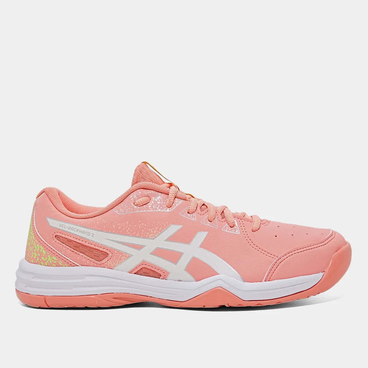 Tênis Asics Gel-Backhand 2 Feminino - Azul Rosa
