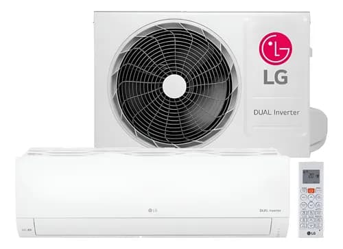 Ar Cond Dual Inverter Lg Compact Ai 9000 Btus Frio 220v Branco 220v