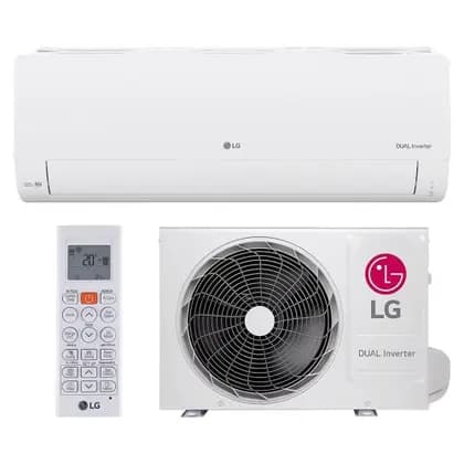 Ar Condicionado Split 12.000 BTUs LG Compact S3-UQ12JAQAL - Ciclo Frio, Dual Inverter, com IA, Branco