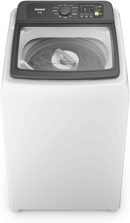 Máquina De Lavar Consul 13kg Com Modo Eco Branca CWN13AB 127V
