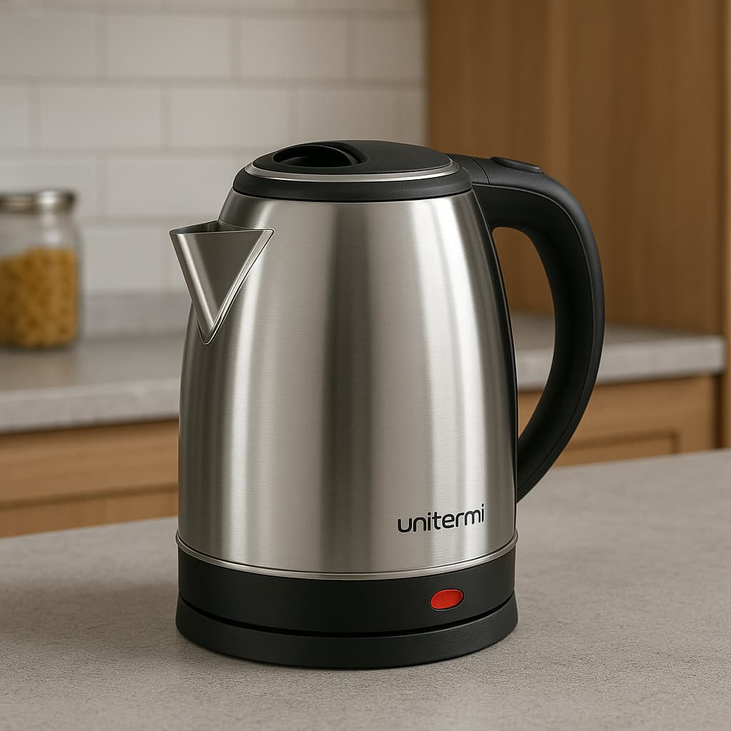 Chaleira Elétrica Térmica Unitermi Inox 1.8 Litros Com Tampa