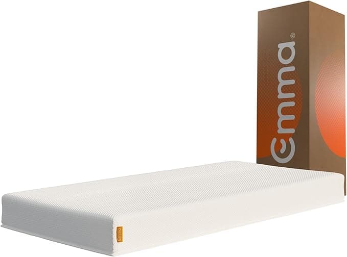 Colchão Solteiro de espuma D28 Emma Basics 17cm – com tecnologia alemã, 100 noites de teste e 5 anos de garantia.