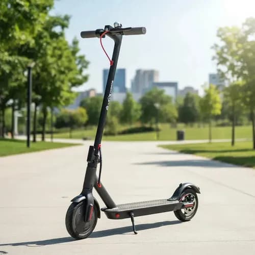 Patinete Elétrico 350w Com App, Dobrável, Autonomia 25km Cor Preto