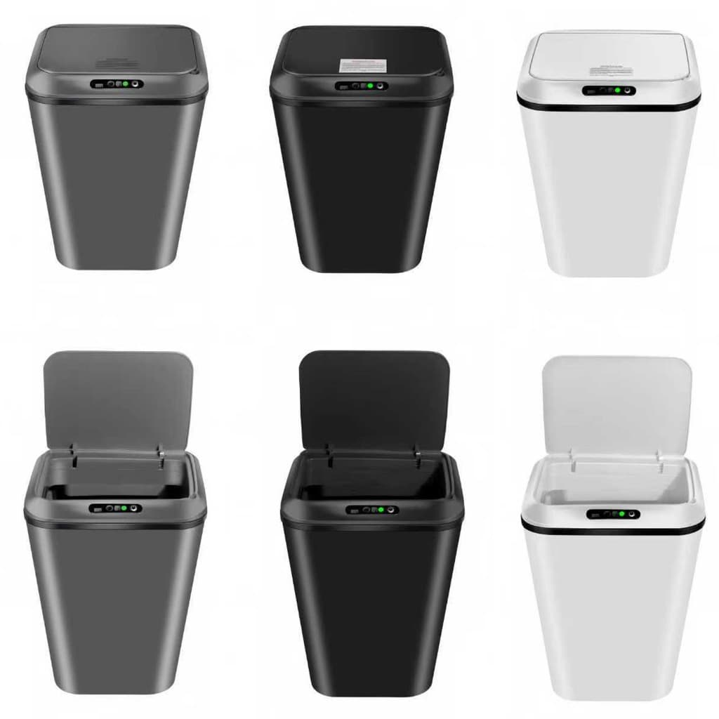 Lixeira Inteligente Com Sensor Automática de 16 Litros Com Sensor