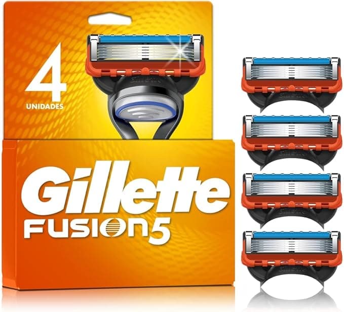 Gillette Carga Para Aparelho De Barbear Fusion5 4 Unidades