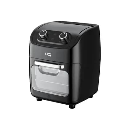 Fritadeira Sem Óleo AirFryer Oven HQ 12 litros 3 em 1 Mecânica Com visor Preta HQ-AFO12LMVG