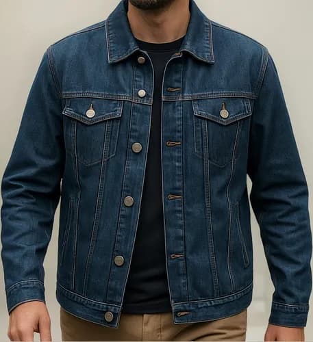 Jaqueta Sarja Masculina Esporte Fino Linha Premium Cor Preta