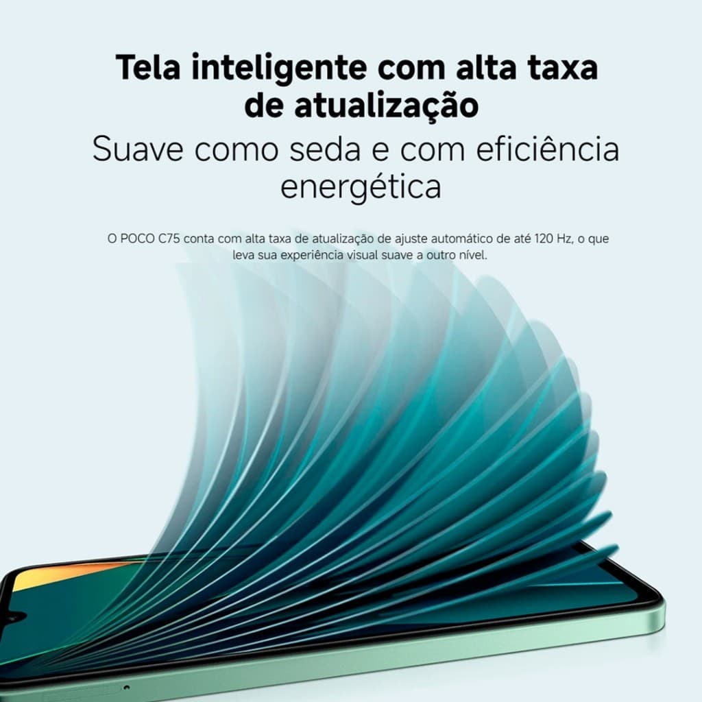 Celular (Novo) Xiaomi Poco C75 Incluir NFC Preto Dourado 8GB 256GB RAM,6GB 128GB RAM