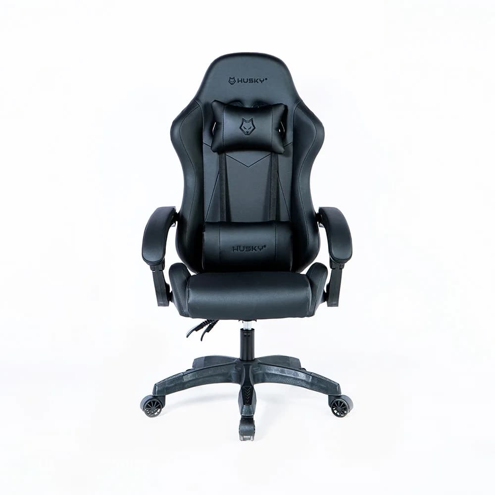 Cadeira Gamer Husky Storm 100, Até 120kg, Almofadas, Reclinável 135º, PU, Preta - HCG100PT