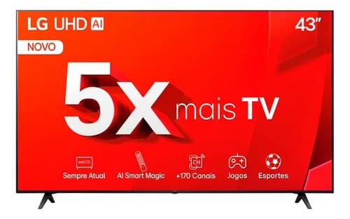 Smart TV LG 43'' 4k Ultra HD Pro Led HDR Thinq Ai Alexa