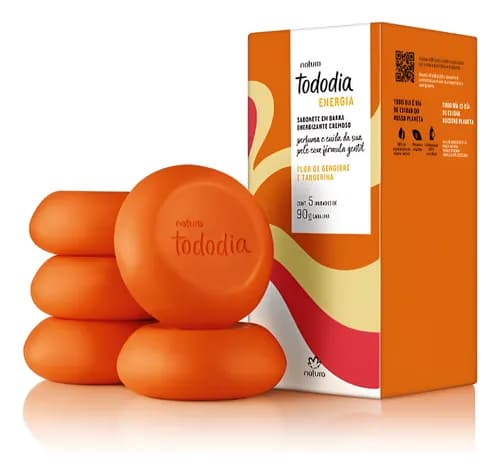 Sabonete Tododia Flor De Gengibre E Tangerina