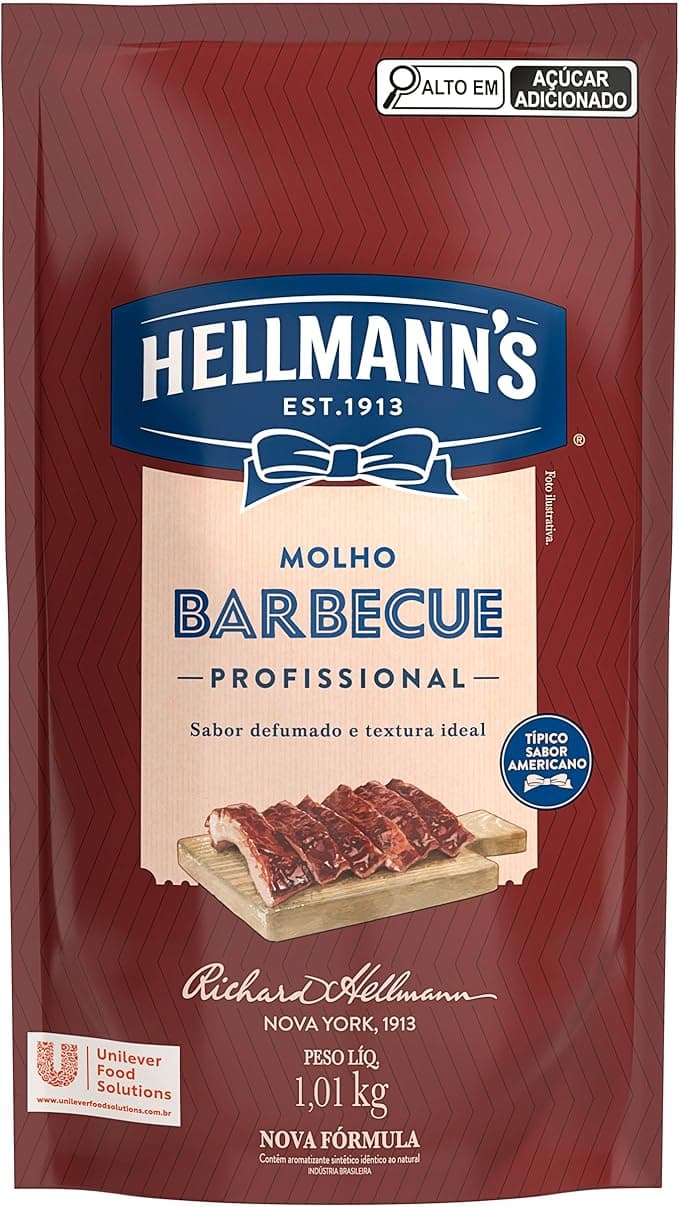 Hellmann'S Profissional Molho Barbecue Sabor Defumado 1,01Kg