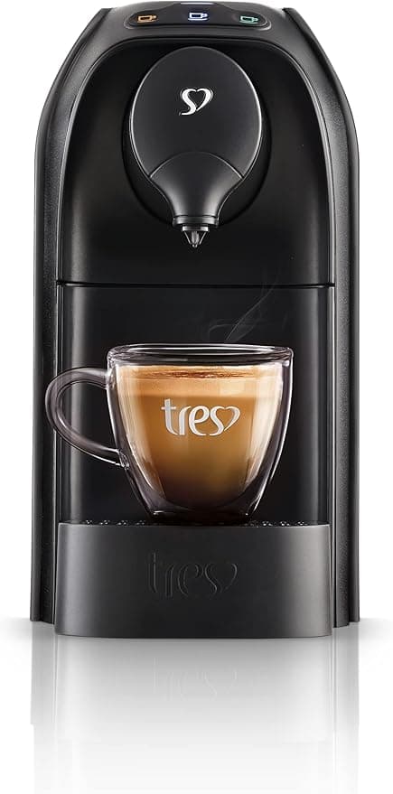3 Corações TRES Cafeteira Espresso e Multibebida Passione Preta - 220V