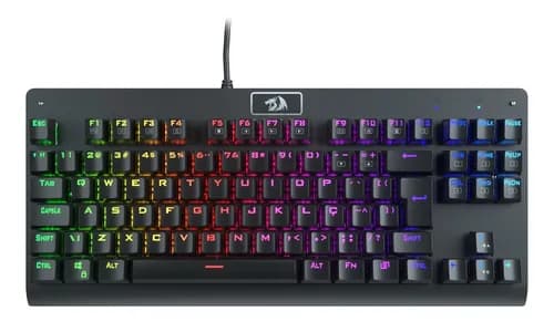 Teclado Mecânico Gamer Redragon Dark Avenger, Rgb, Switch Outemu Blue, Abnt2 - K568