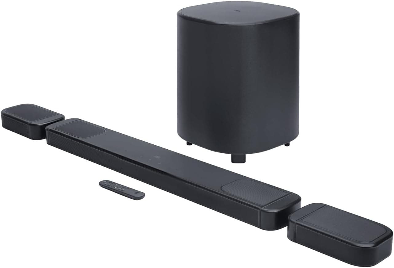 JBL, Barra de Som, BAR 1000 MK2, Soundbar, 7.1.4 Canais, Dolby Atmos - Preta