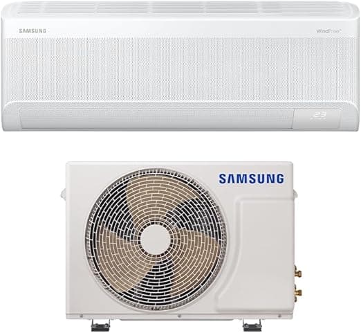 Samsung Ar Condicionado Split Inverter WindFree POWERvolt Bivolt Connect AI 12.000 BTUs Frio Sem Vento AR12DYFAVWKNAZ Bivolt