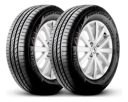 Kit 2 Pneus 175/65R14 Continental PowerContact 2 82T Aro 14