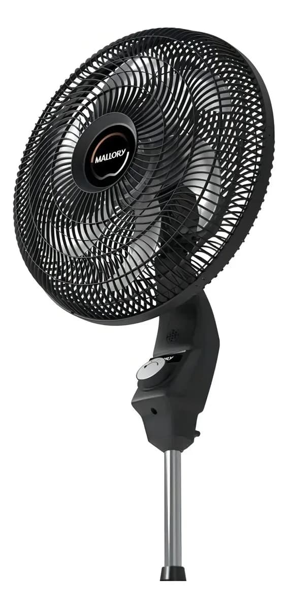 Ventilador Mallory Coluna Éolo 40cm Cor Da Estrutura Preto Cor Das Pás grafite Diâmetro 40 Cm Material Das Pás Plástico Quantidade De Pás 6