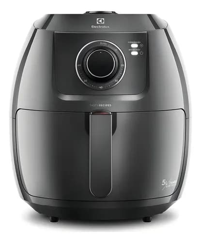 Air Fryer Fritadeira Sem Óleo Elétrica Electrolux 6,5l Family Cesto Removível Com Timer 1700w De Potência Eaf50 Grafite Efficient Por Rita Lobo