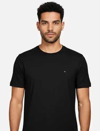 Camiseta Aramis Masculina Crewneck Basic Lisa Preta