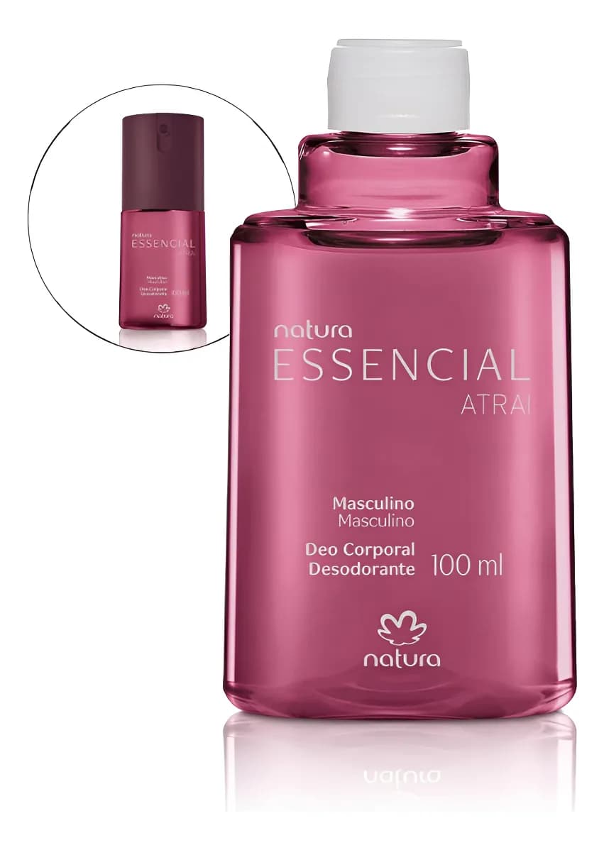 Refil Desodorante Corporal Natura Essencial Atrai Masculino