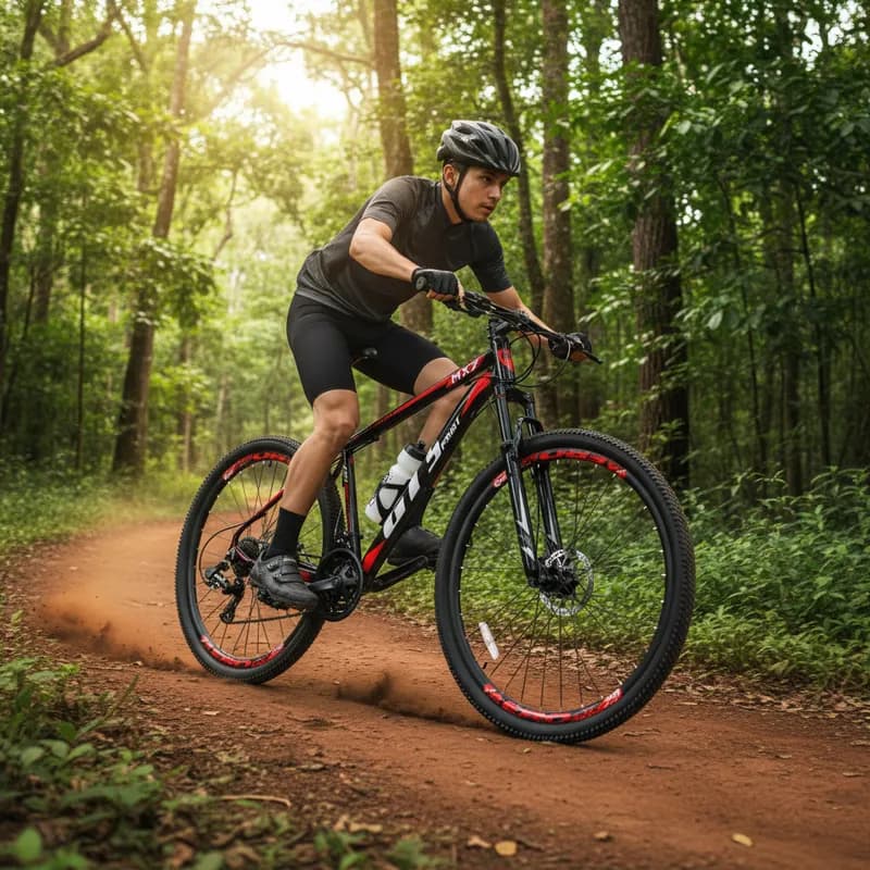 Bicicleta Aro 29 GT Sprint MX7 24V index Freio Disco Alumínio Suspensão Aero MTB