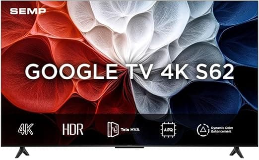 SEMP SMART TV 55” 55S62 4K UHD GOOGLE TV