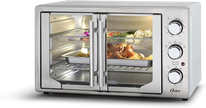 Forno e Fritadeira Sem Óleo Oster 42L French Door 2 em 1-220V