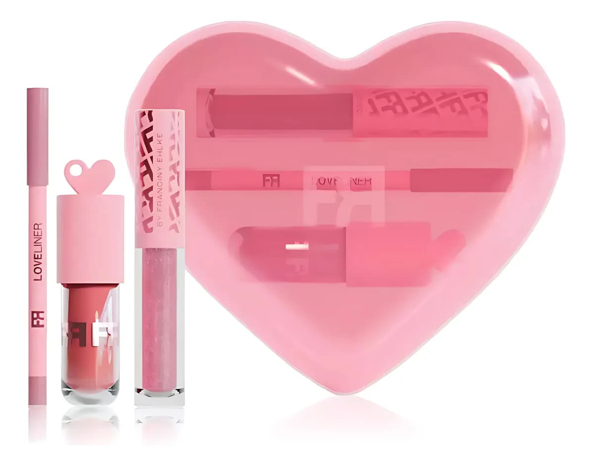 Kit Fran Love Kit Gloss Labial E Lápis Labial Franciny Ehlke