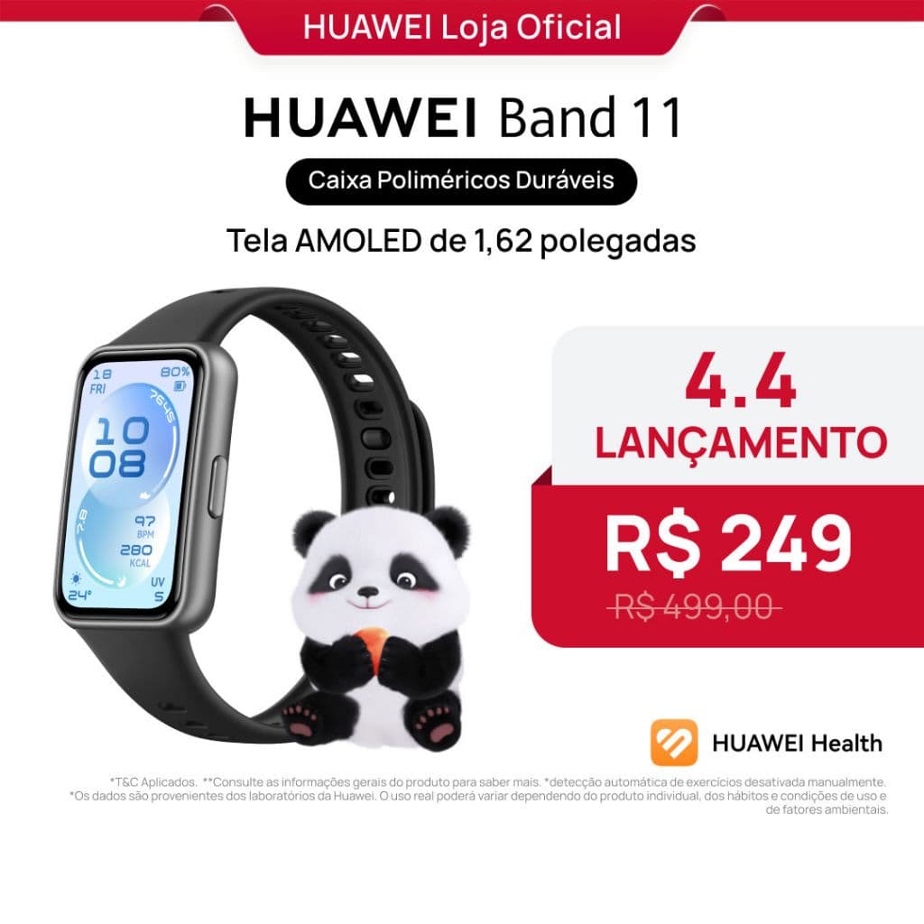 HUAWEI Band 11 | Smartwatch Relogio | Monitoramento Aprimorado do Sono | Bem-estar Emocional