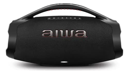 Caixa De Som Boombox Aiwa Aws-bbs-01-b Bluetooth Ip66 Tws Cor Preto