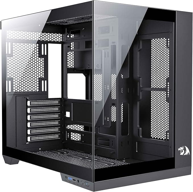 Gabinete Gamer Redragon Wideload Pro - Mid Tower, USB 3.0 2.0, Aquário, Vidro Panorâmico