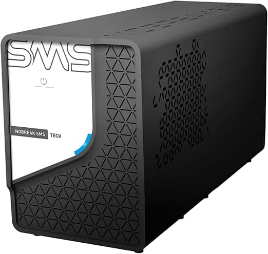 SMS - NOBREAK TECH 700 - POTÊNCIA 700VA | 350W - BIVOLT ENT.: 115/ 220V | SAÍDA: 115V - 6 TOMADAS - PN 29301