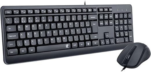 Kit Teclado e Mouse Redragon BS‑7092 USB, Multimídia, 1200 DPI, Preto – Conforto, Precisão e Estilo