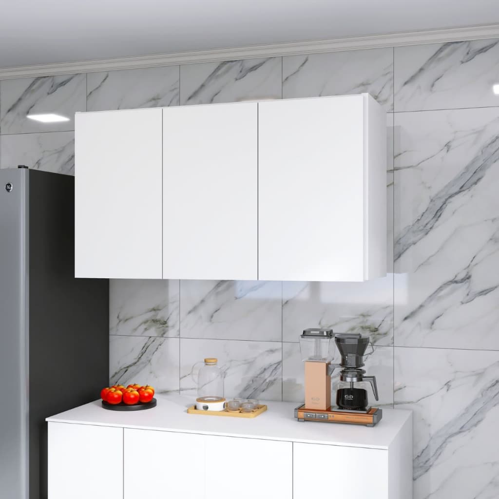 Armário Branco De Parede Aéreo Multiuso Cores