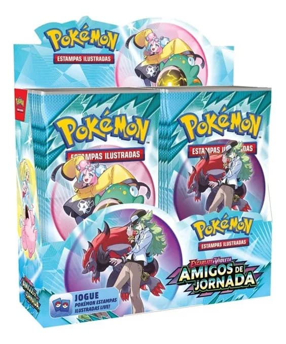 Box Pokémon 36 Booster Amigos De Jornada Copag Pokémon Português