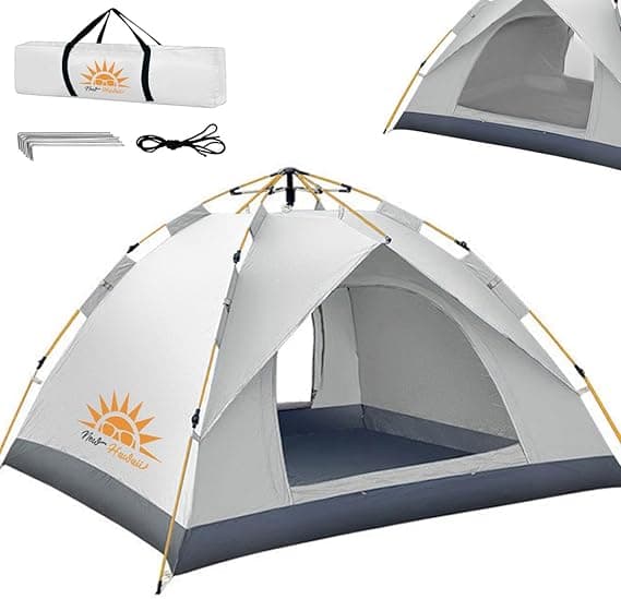NEW HAWAII Barraca de Camping 2-3 Pessoas Impermeável com Mosquiteiro