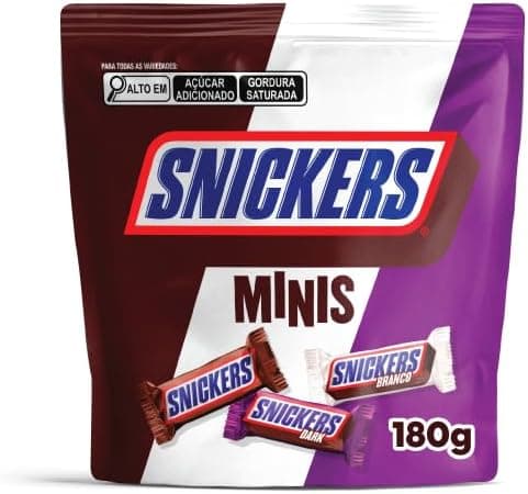 Chocolate Snickers Variedades Minis 180g