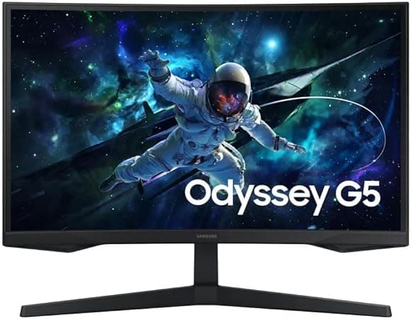 Monitor Gamer Samsung Odyssey G5 27, Resolução QHD, Taxa de atualização de 165Hz