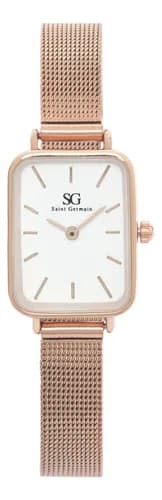 Relógio Feminino Square Nolita Rosé Gold-saint Germain Cor da correia Rose gold Cor do bisel Rose gold Cor do fundo Branco