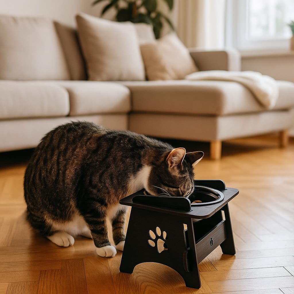 Comedouro Bebedouro Pet Suspenso Para Cães e Gatos Elevado Com TAMPAS