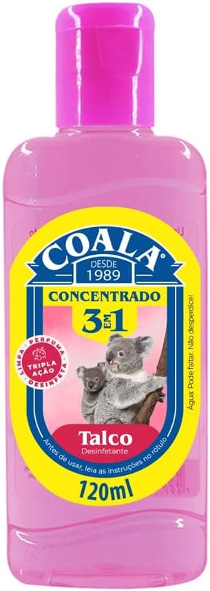 Coala Desinfetante Concentrado 3 Em 1 120Ml Talco