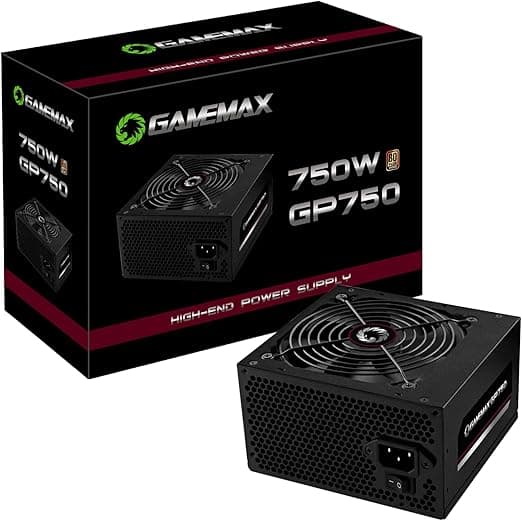 Fonte Gamemax Gp750 750w 80 Plus Bronze Pfc Ativo Preta