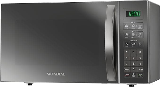 MONDIAL Micro-Ondas, Espelhado, 1400W, 220V - MO-02-34-E