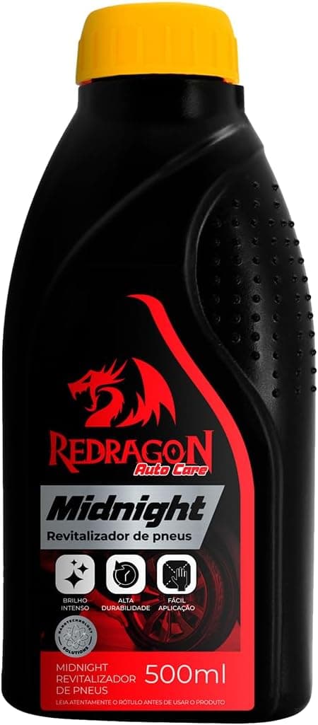 REVITALIZADOR DE PNEUS REDRAGON AUTO CARE MIDNIGHT 500 ML