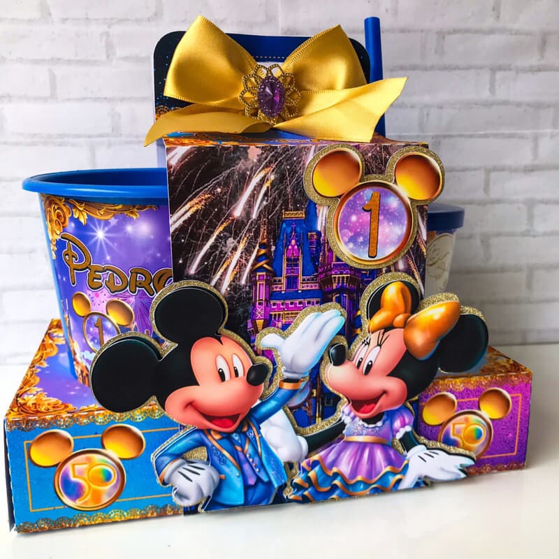 kit cineminha personalizado - Disney 50 anos