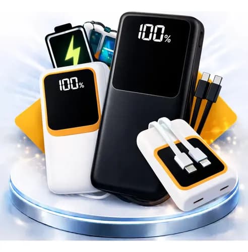 Power Bank 20.000mah Carregador Portátil Maxnova Carga Rápida Premium Com Display