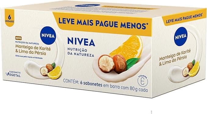 NIVEA Sabonete Vegetal Nutrição Da Natureza Manteiga De Karité