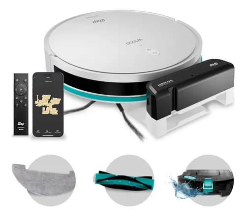 Robô Aspirador Com Mapeamento Wap Robot W1000 Alexa Google